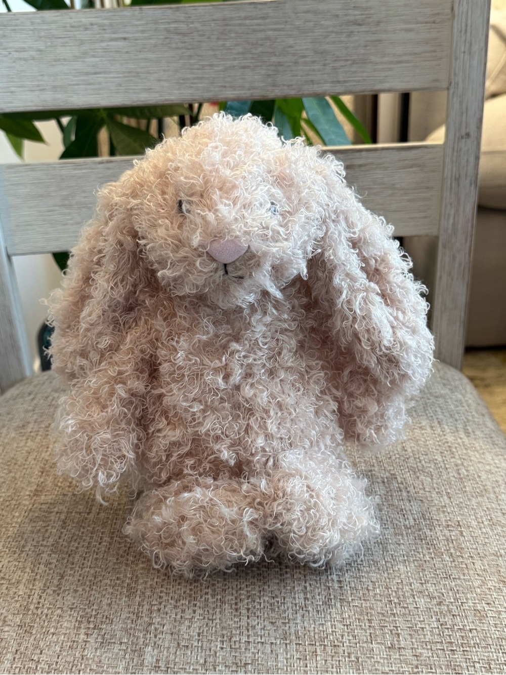 Jellycat Original Bashful Luxe Bunny Curly - RETIRED
